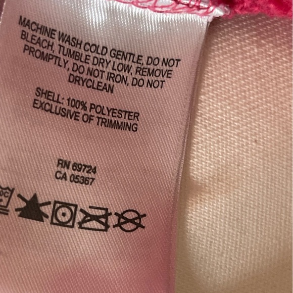 Columbia Full Zip Hooded Jacket Youth Size Large Hot Pink - Picture 9 of 16